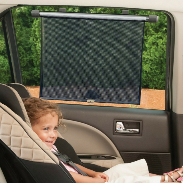 Verão Saudável para os bebês, cortina proteção solar carro