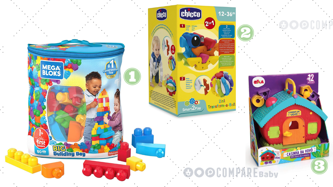 Brinquedos de encaixe coordenacao motora - Dia das Crianças: 34 sugestões de Brinquedos por faixa de idade!