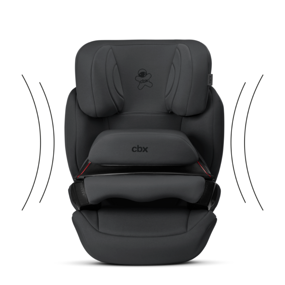 Cadeira Aura CBX Protecao de Impactos lateral - Cadeira AURA CBX | 9-36 kg | ESCUDO de PROTEÇÃO