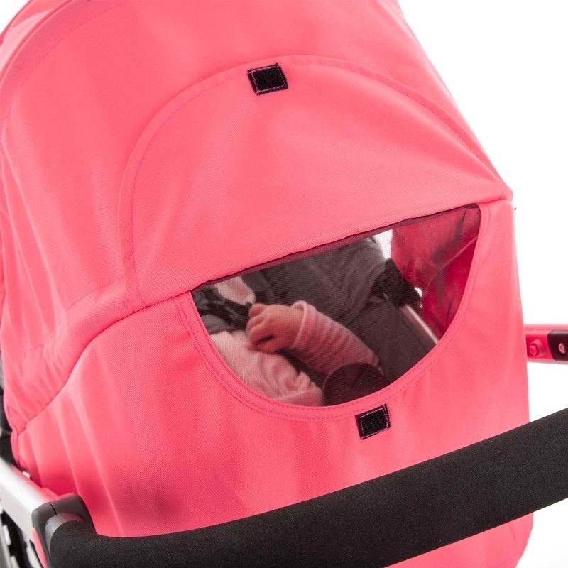 Travel System Mobi Safety 1st Pink Joy Teto Solar - Travel System Mobi Safety 1st Pink Joy